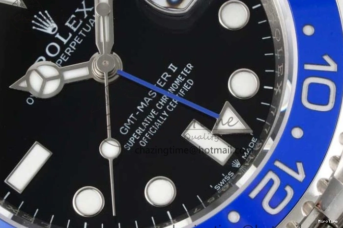 MiroTime 0502 Minimalist GMT-Master II 126710 BLNR Black Blue Ceramic 904L Steel APSF 1:1 Best Edition VR3285 CHS 2380